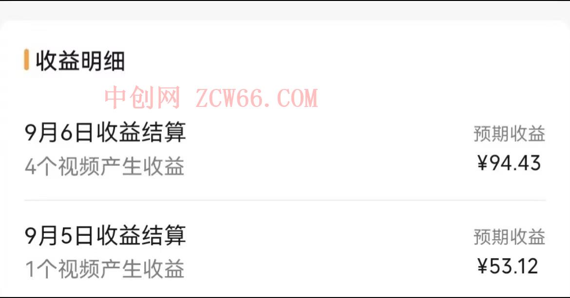 图片[2]-（7212期）微信视频号数据流量变现，每日数分钟，收益100 ，真正意义上的小而精新项目-中创网